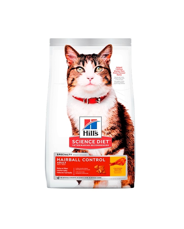 Hills Feline Adult 7+ Hairball 3,5 Lb (1,59 Kg)