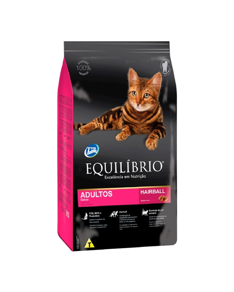 Equilibrio Gato Adulto Hairball 500 G