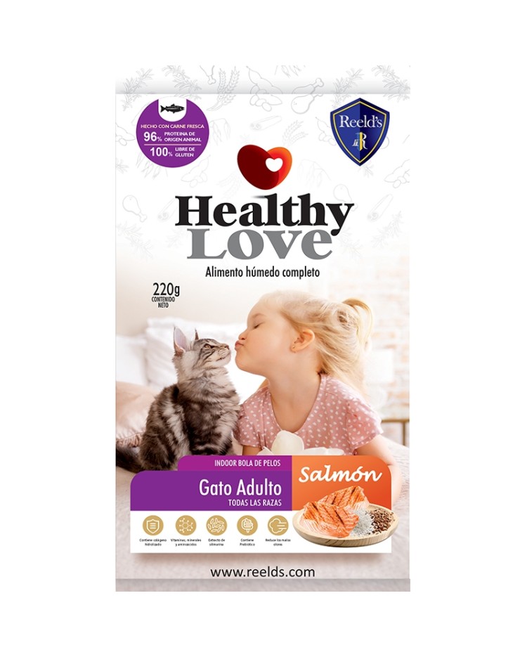 Healthy Love Gato Adulto Salmon 100 G