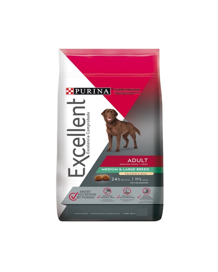 Excellent Adult Raza Mediana Y Grande 3 Kg