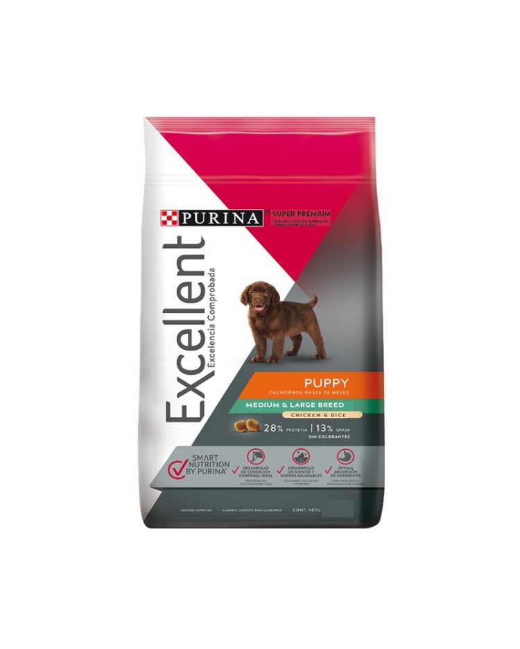 Excellent Puppy Raza Mediana Y Grande 3 Kg