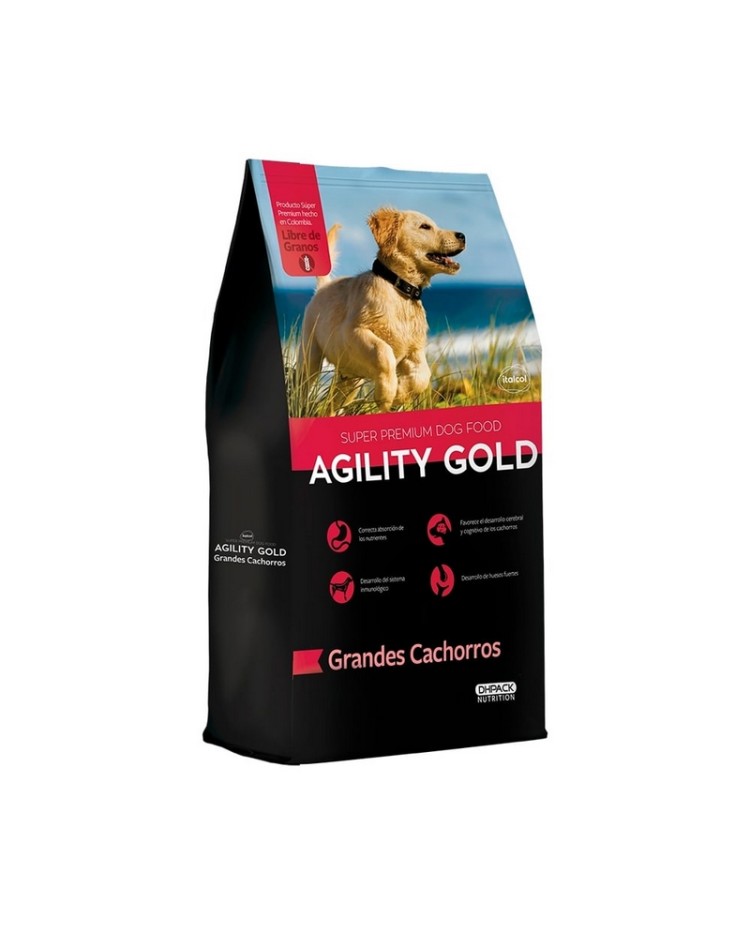 Agility Gold Cachorros Grandes 1,5 Kg Rojo