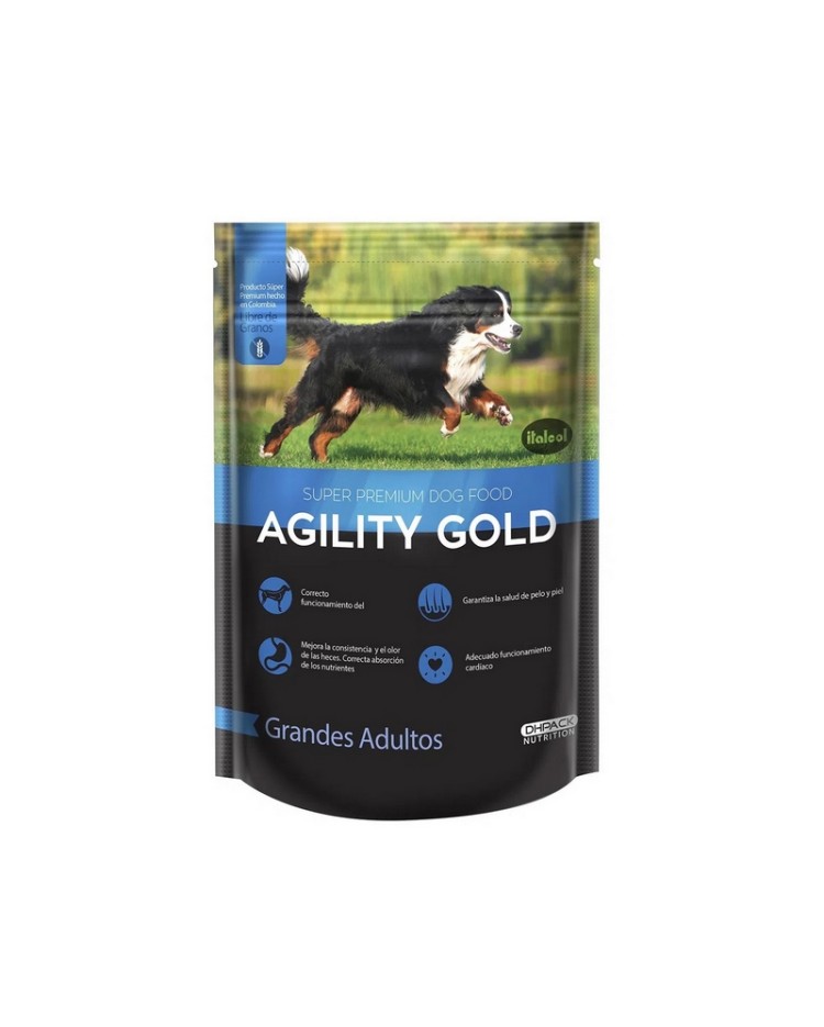 Agility Gold Grandes Adulto 1,5 Kg Azul