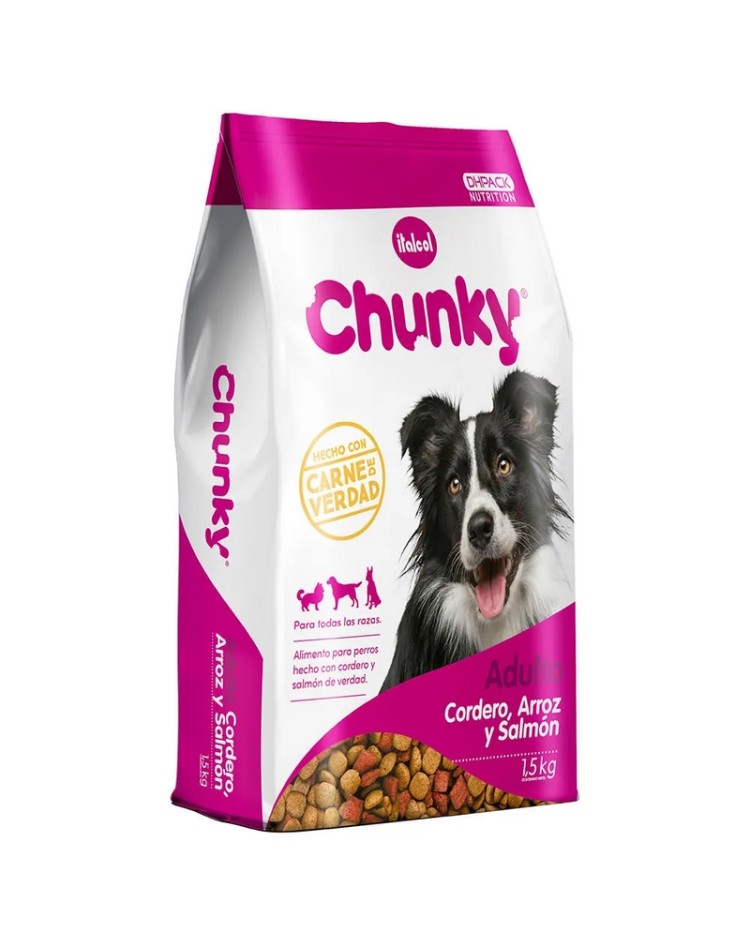 Chunky Cordero Arroz Y Salmon 1,5 Kg