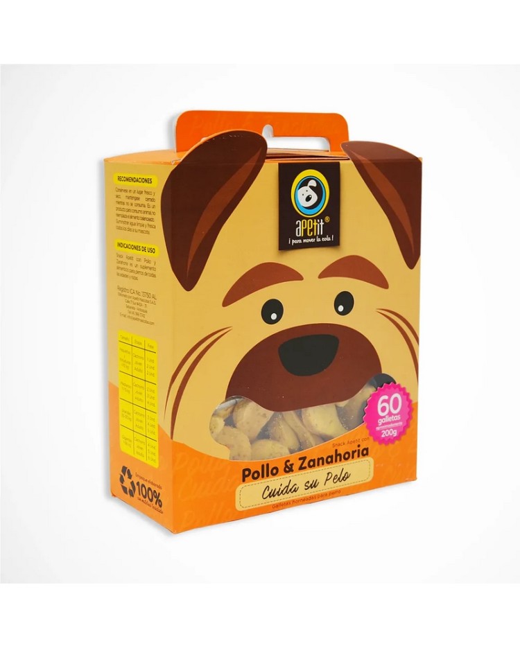 Galletas Apetit Pollo Y Zanahoria 200 G