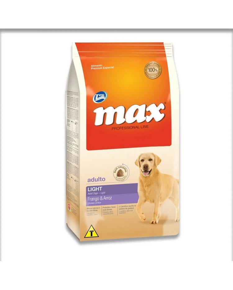 Max Light Canino Frango Arroz 2 Kg