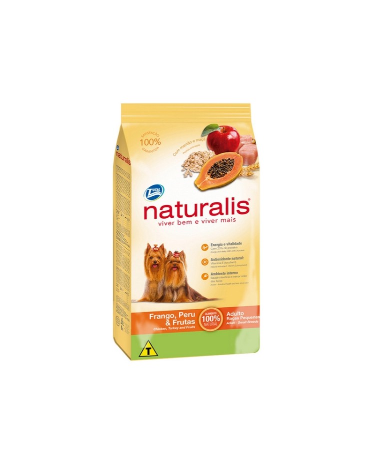 Naturalis Adulto R P Frango Perro Frutas 2.5 Kg
