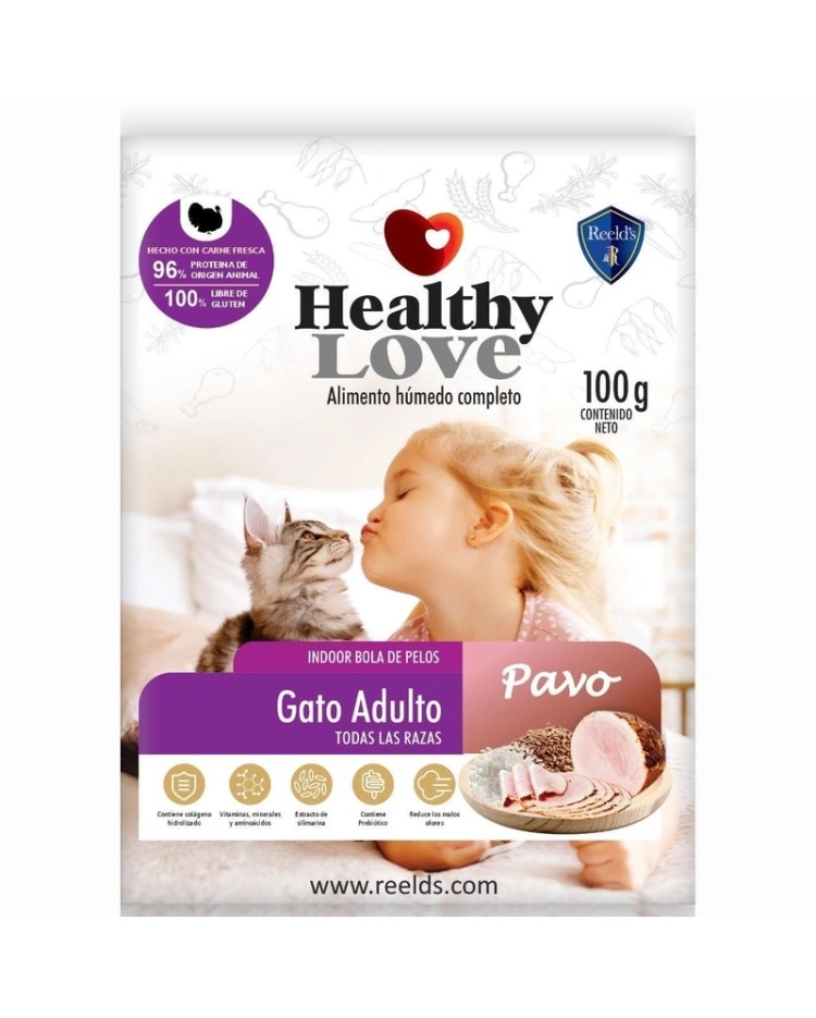 Healthy Love Gato Adulto Pavo 100 G