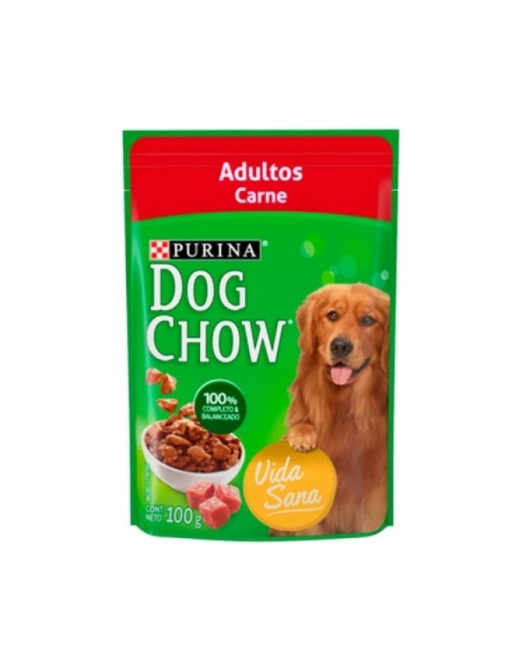 Dog Chow Pouche Carne Adultos Peq 100 G