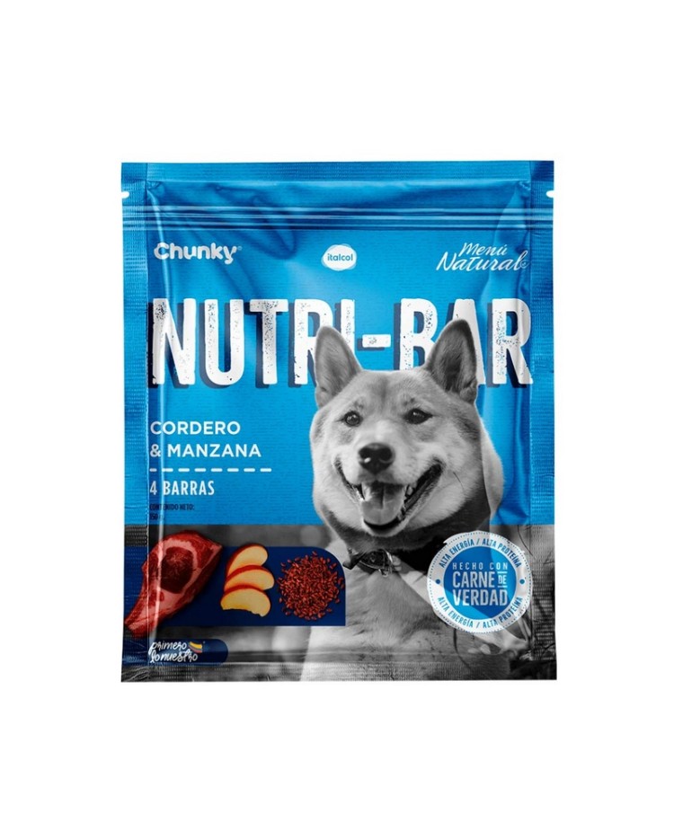 Nutri Bar Cordero Y Manzana 150 G