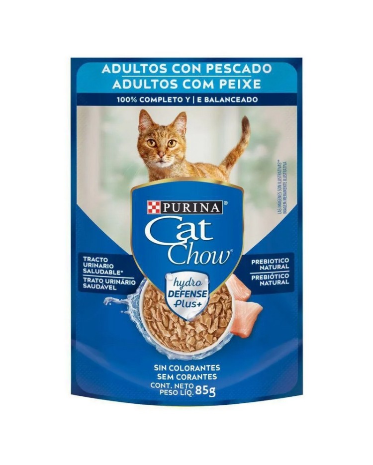 Cat Chow Humedo Pouche Pescado 85 Gr