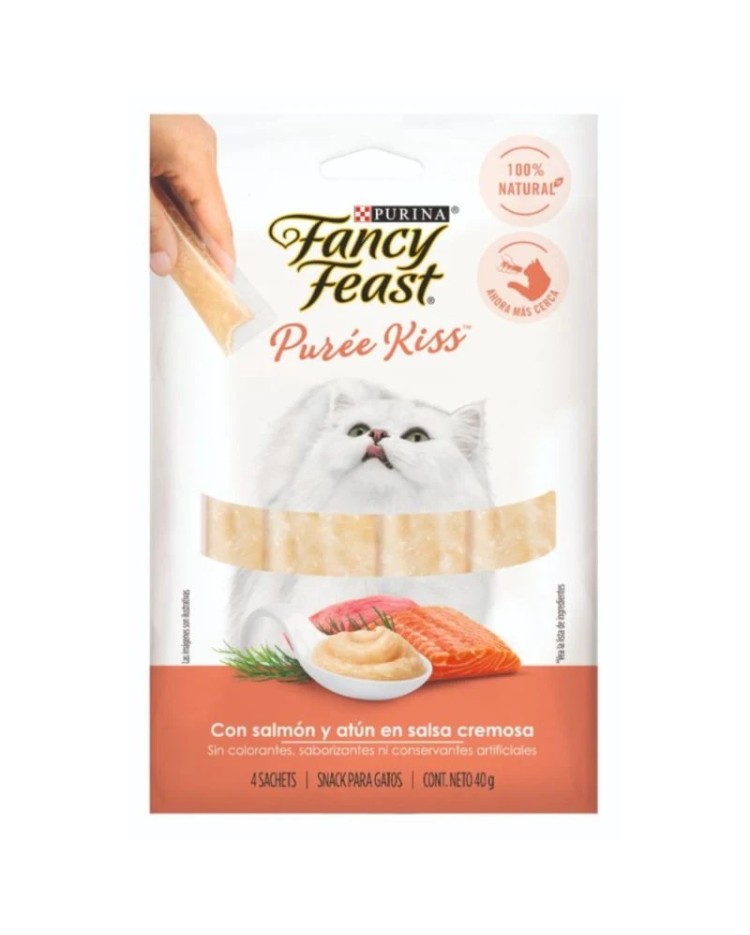 Fancy Feast Puree Kiss Salmon Y Atun 40 G